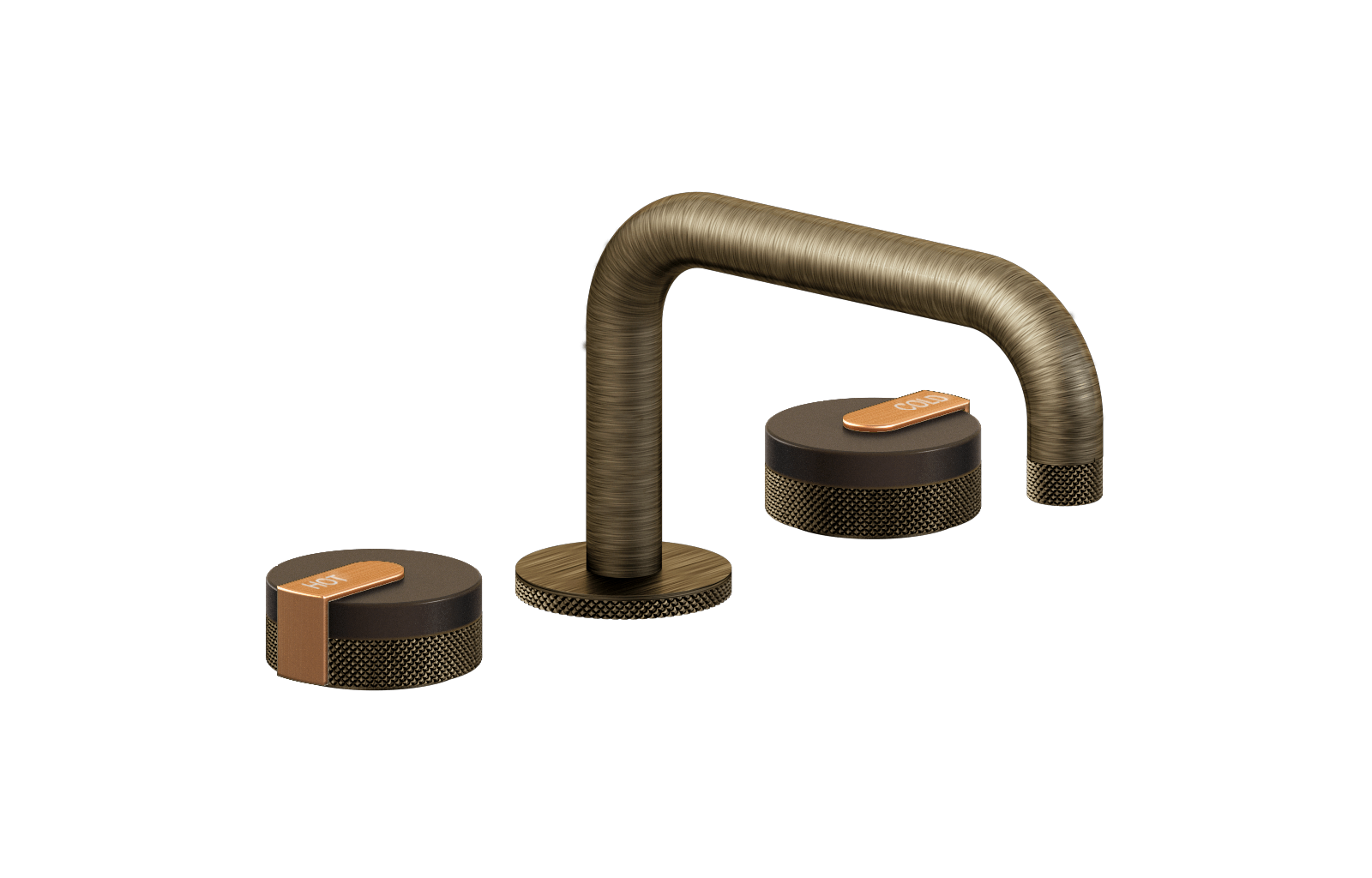 E-11510-R1OB-L1BRG-VBB Смеситель для умывальника на 3 отвертия GRAFF MOD+