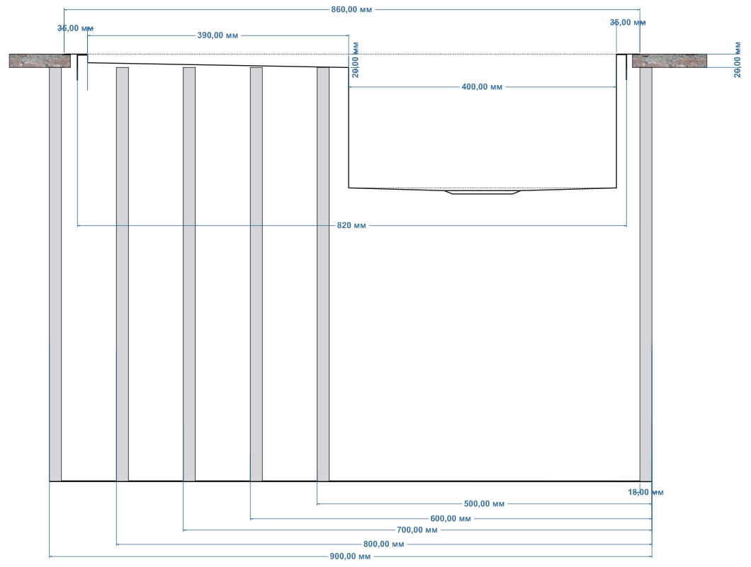 Кухонные мойки Eco Marino SMV-Z-860L.A SEAMAN  - Вид №3