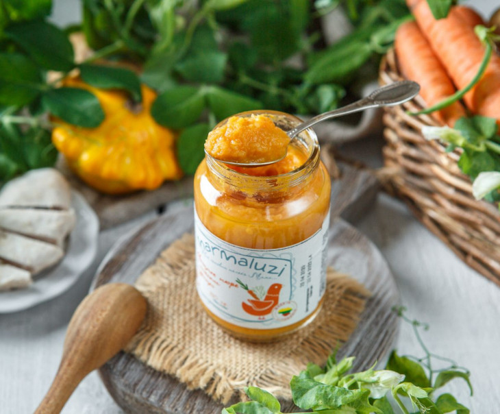 5213 Пюре овощное с курицей с 9-ти месяцев Вкусляндия  - Вид №2