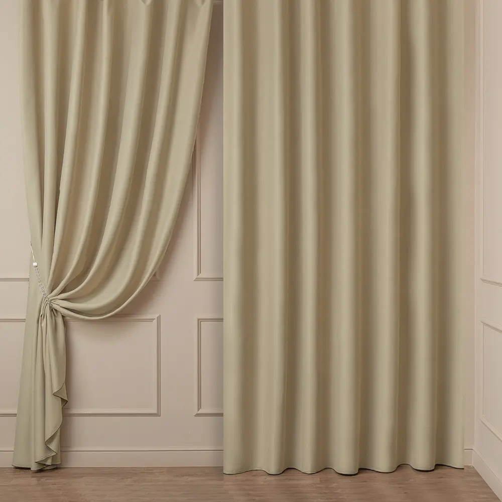 Santreyd Блэкаут ткань для штор бежевая 280 см - полная светонепроницаемость 89335486 STLM-1048733 - Вид №5