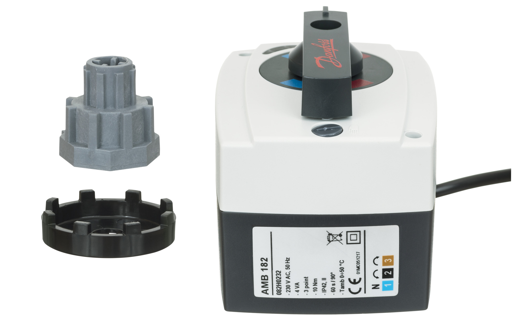 Danfoss Электроприводы серии AMВ для поворотных регулирующих клапанов AMB 162, привод, 230В, импульсный, 120 с 082H0223  - Вид №24