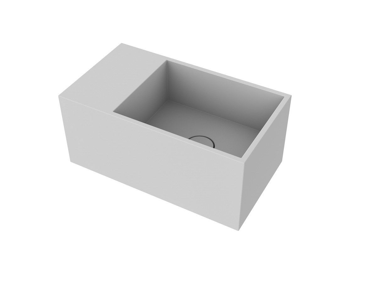 Квадратная подвесная раковина из твердой поверхности MOMA Design CUBANITO ARCH-00037366 - Вид №2