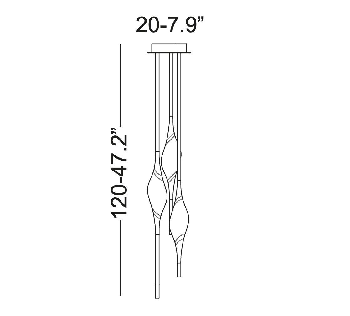 Кристалл светодиодный подвесной светильник Il Pezzo Mancante кусок 12 ARCH-00054983 - Вид №16