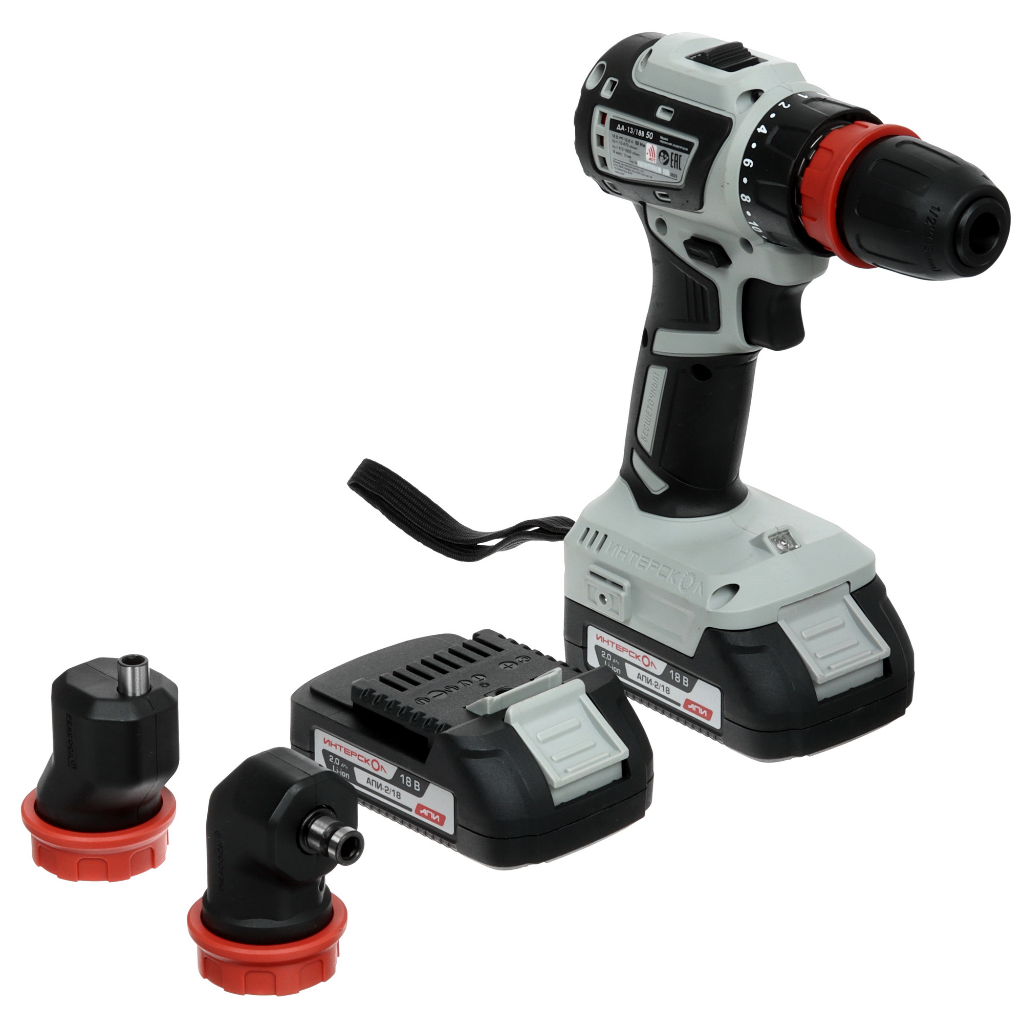 Дрель-шуруповерт Интерскол ДА 13/18В 50 Комби АПИ 18V 9084838 STDN-0093274 - Вид №1