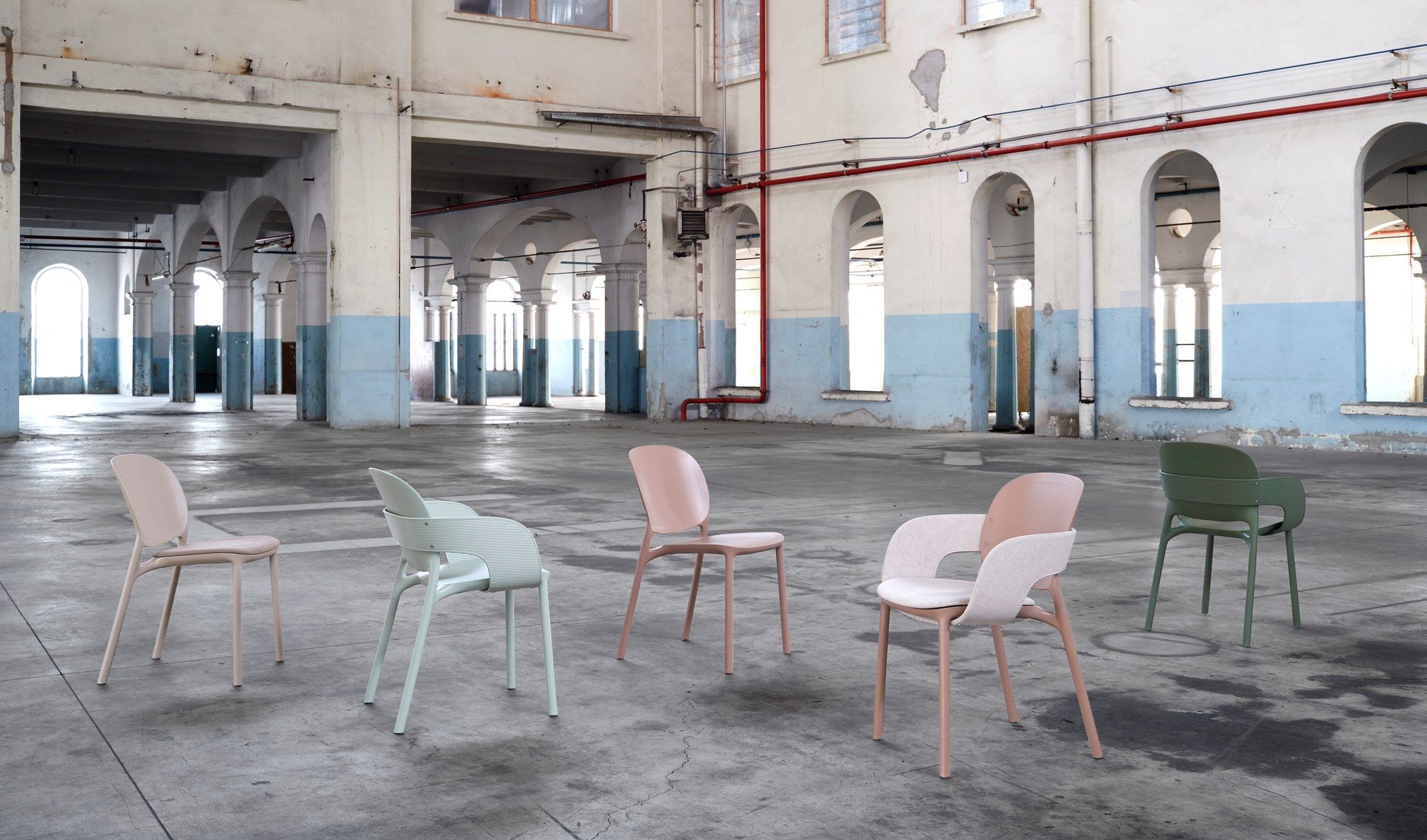 Стул из полипропилена с мягким сиденьем S-CAB Hug ARCH-00027288 - Вид №10