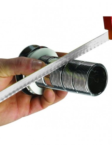 122400 000 00  Универсальный слив и сифон для умывальника Siphonette, клапан Click clack Д. 65 мм, нержавеющая сталь Valentin Хром  - Вид №4