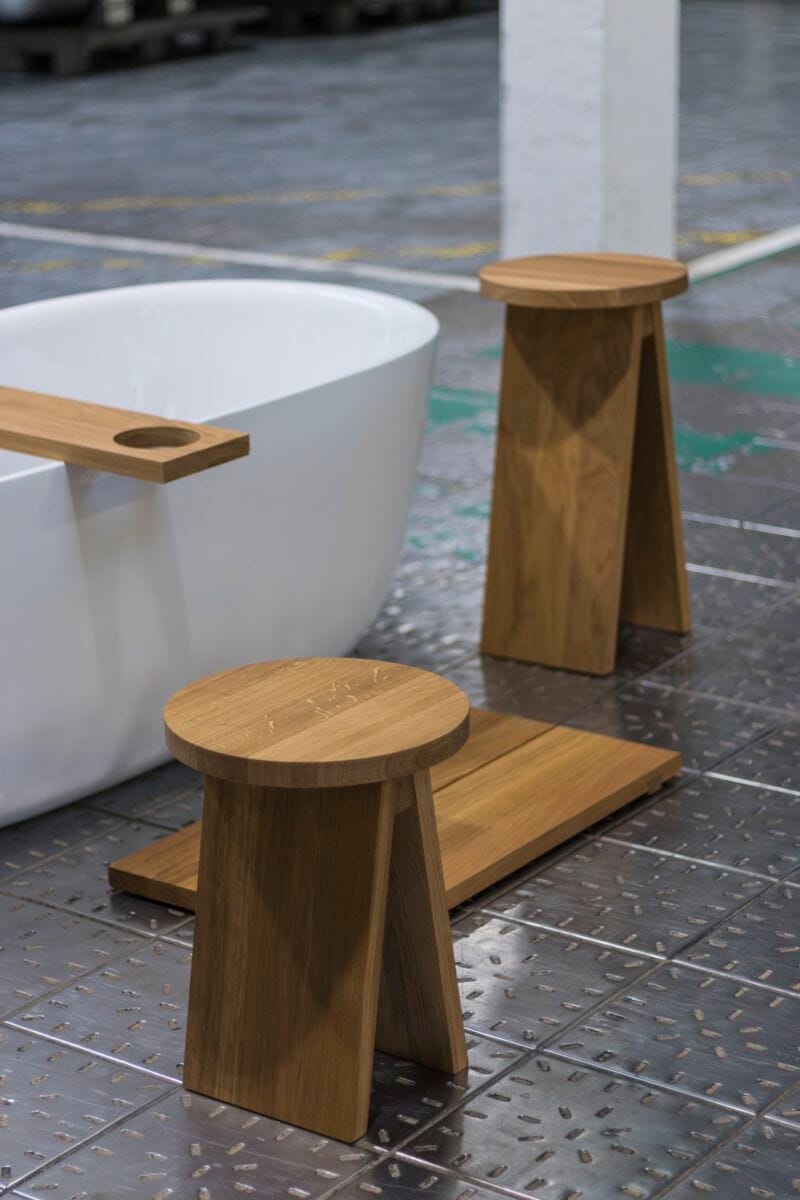 Табурет для ванной из массива дуба KALDEWEI e15-KALDEWEI ARCH-00036914 - Вид №2