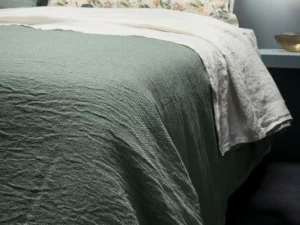 LA FABBRICA DEL LINO Однотонный пододеяльник Basic