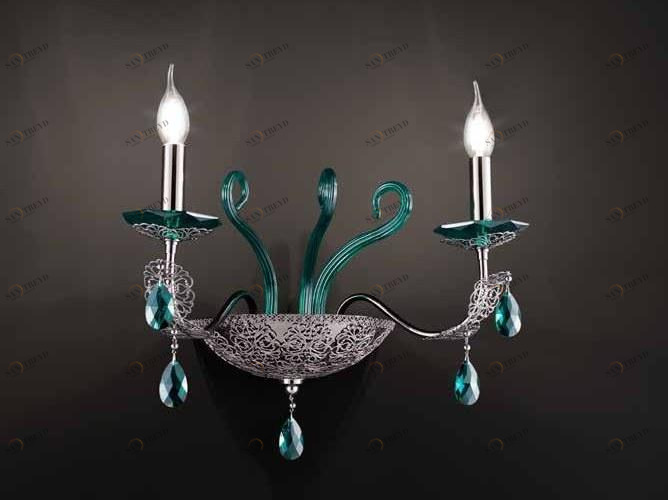 Euroluce Lampadari Настенный светильник из хрусталя с кристаллами swarovski® Macramè sun-id-1479212