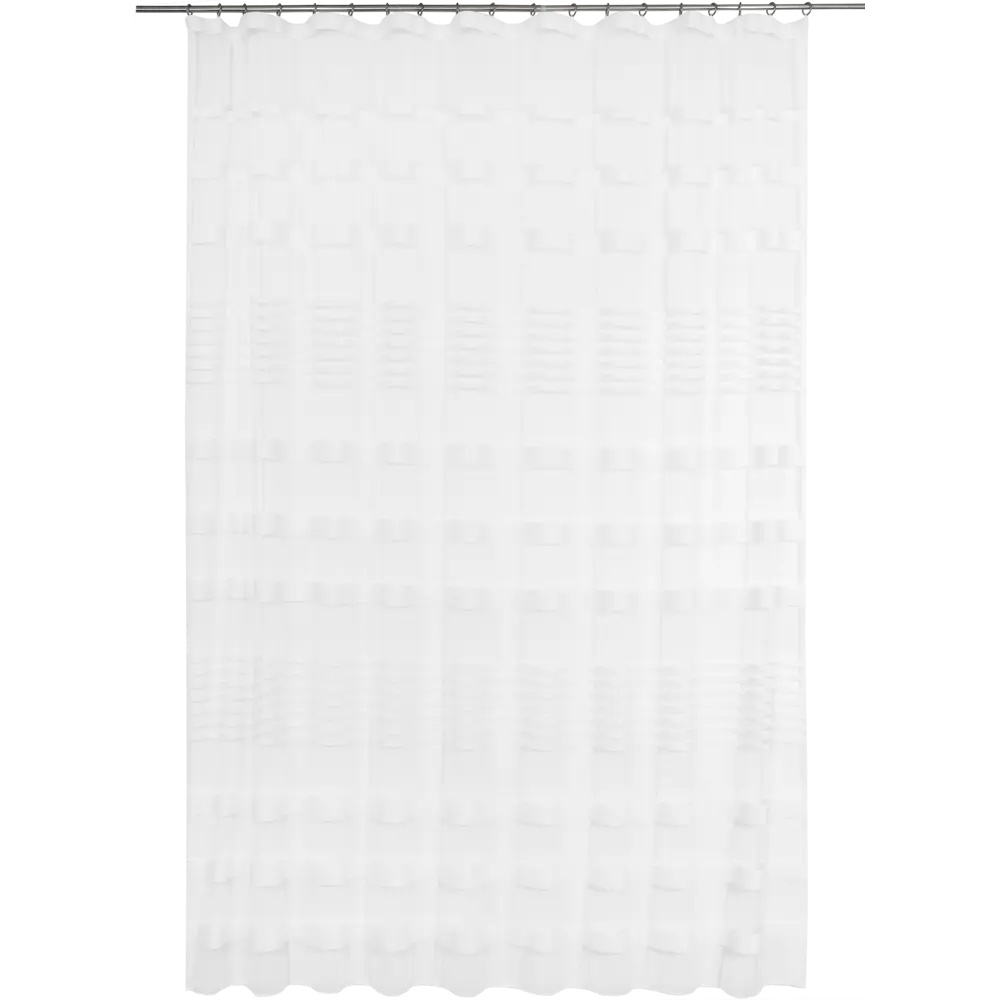 Тюль на ленте Gold, 250x260 см, полоски, цвет белый AMORE MIO STLM-2160503