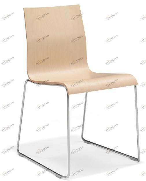 Casala Стул для конференций, штабелируемый на салазках, бук Noa i 784/00