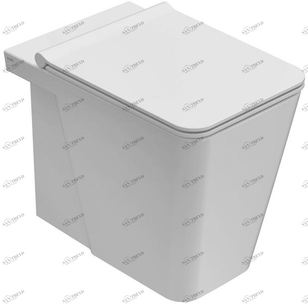 Приставной унитаз напольный Белый Ceramica Globo INCANTHO Италия sun-id-1364795