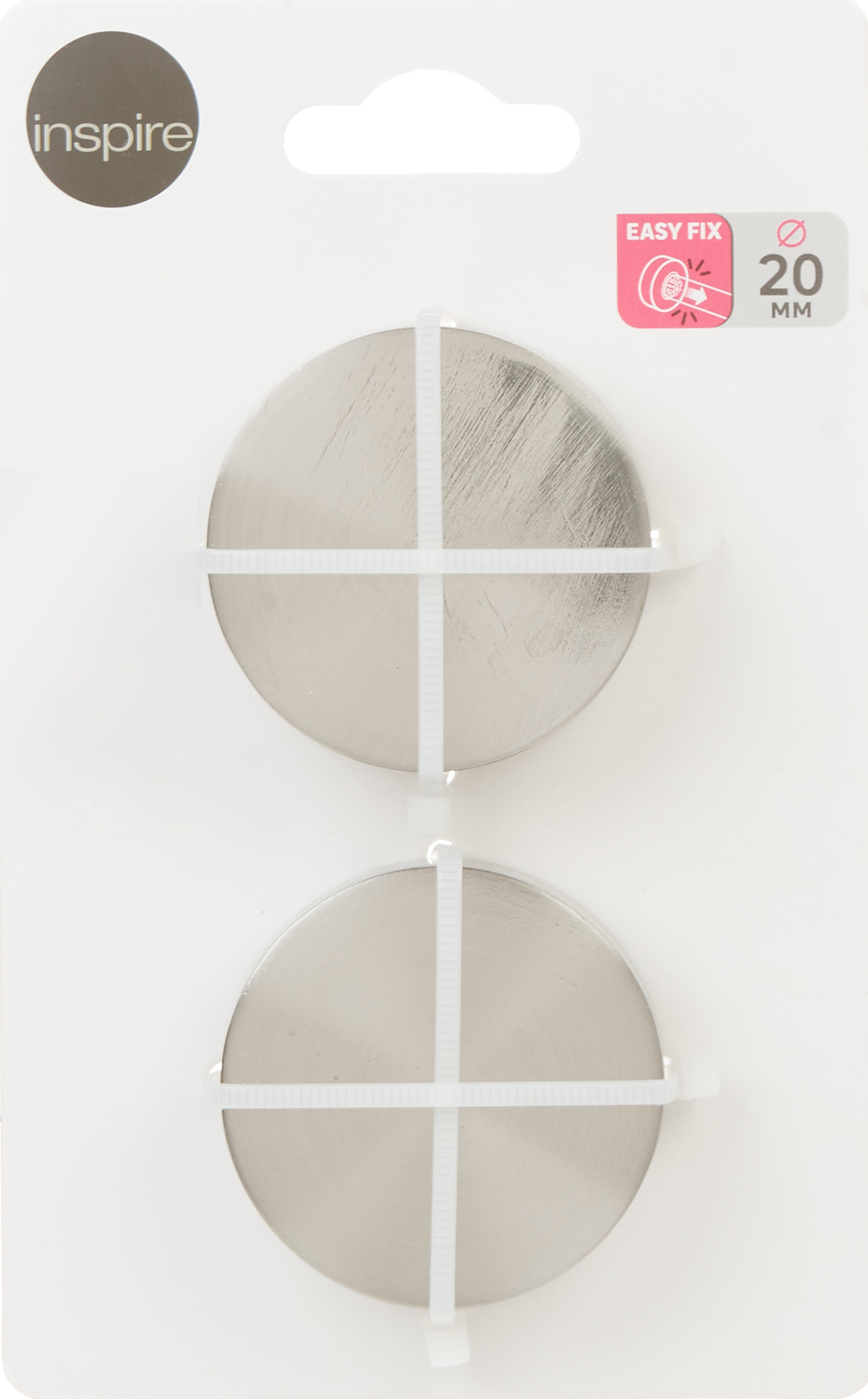 Наконечник для карниза INSPIRE металлический хром 20 см (2 шт) 85186708 STLM-0059629 - Вид №2