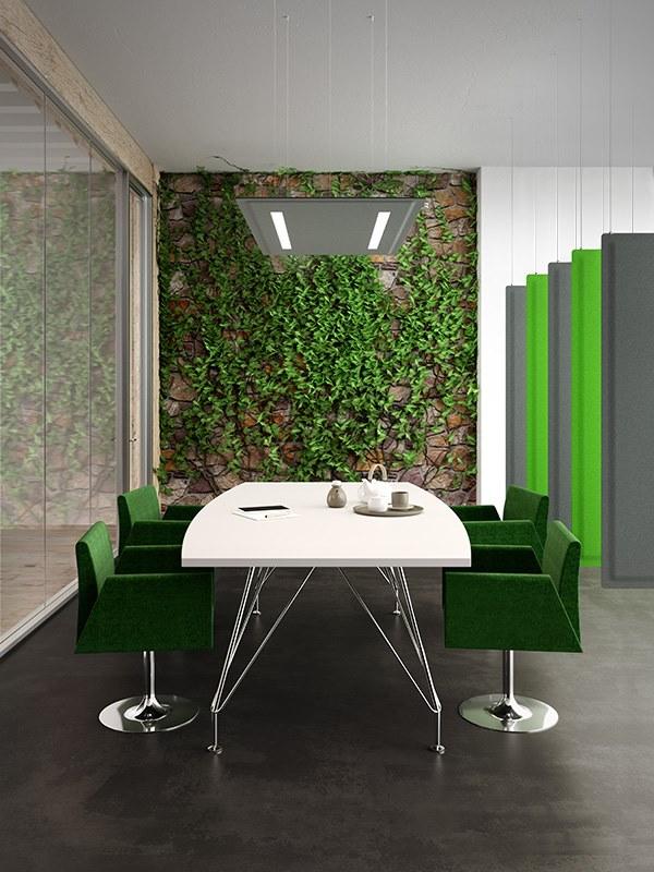 MASCAGNI Подвесная акустическая панель из ткани со встроенной подсветкой Sound sun-id-1437368 - Вид №6