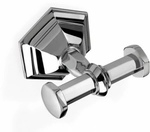 Stilhaus Двойной крючок для халатов из хромированной латуни Marte Ma13