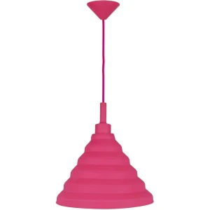Подвес Inspire Huron 1xE27x60 Вт, пластик/силикон, цвет розовый 16028307 STLM-2211145