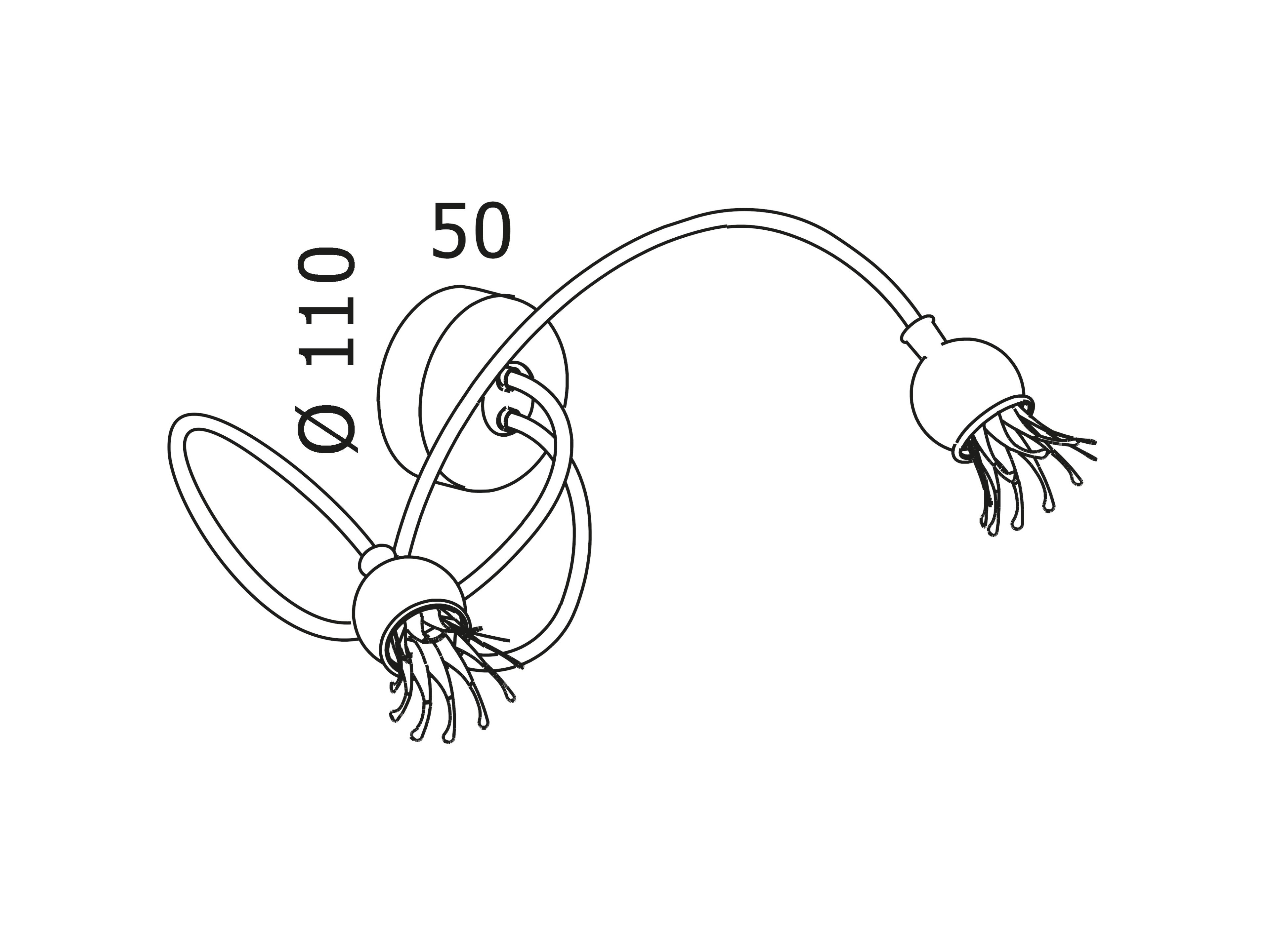 Алюминиевый и стеклянный настенный светильник с гибкой рукояткой serien.lighting POPPY ARCH-00006700 - Вид №9