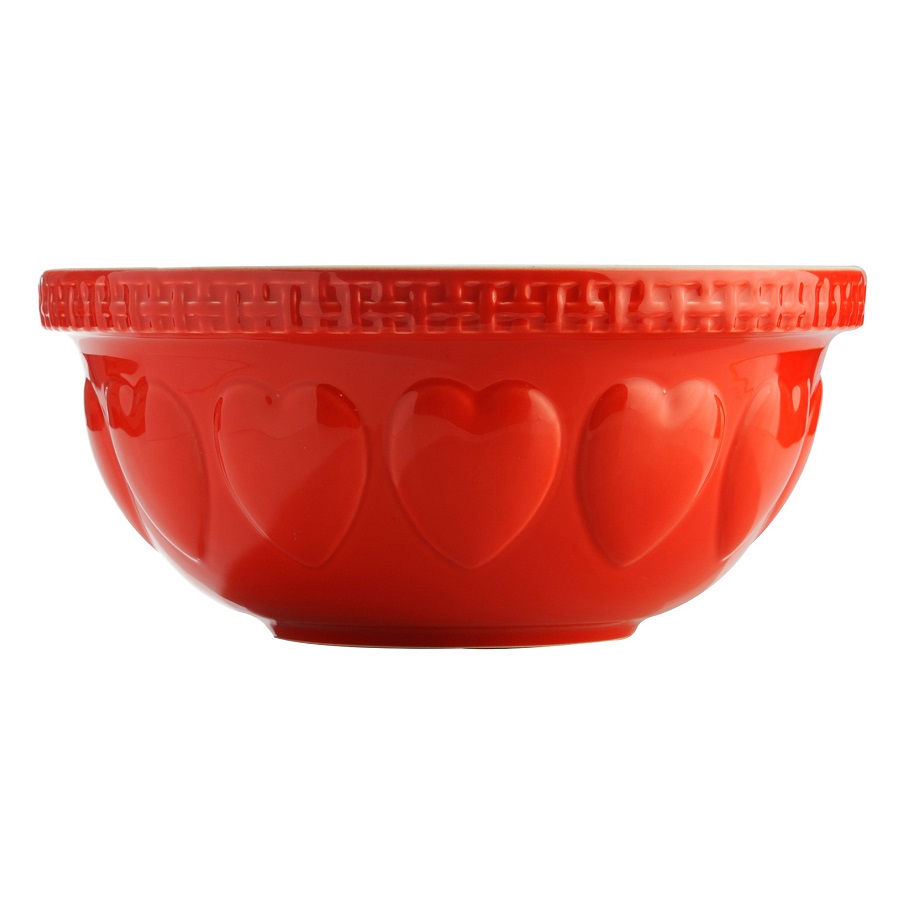 2006.021 Миска для смешивания hearts, D29 см, 4 л, красная Mason Cash 
