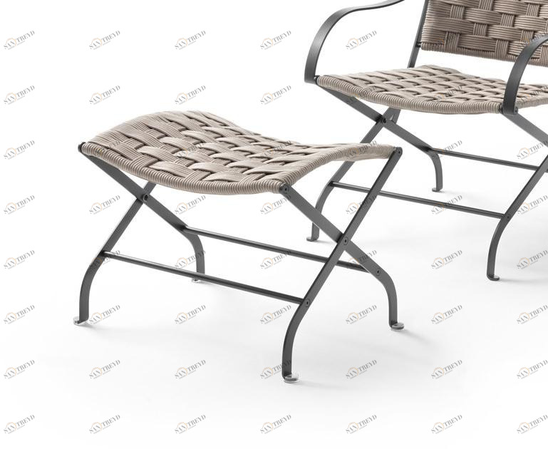 Flexform Прямоугольная подставка для ног для сада Carlotta outdoor sun-id-1368482