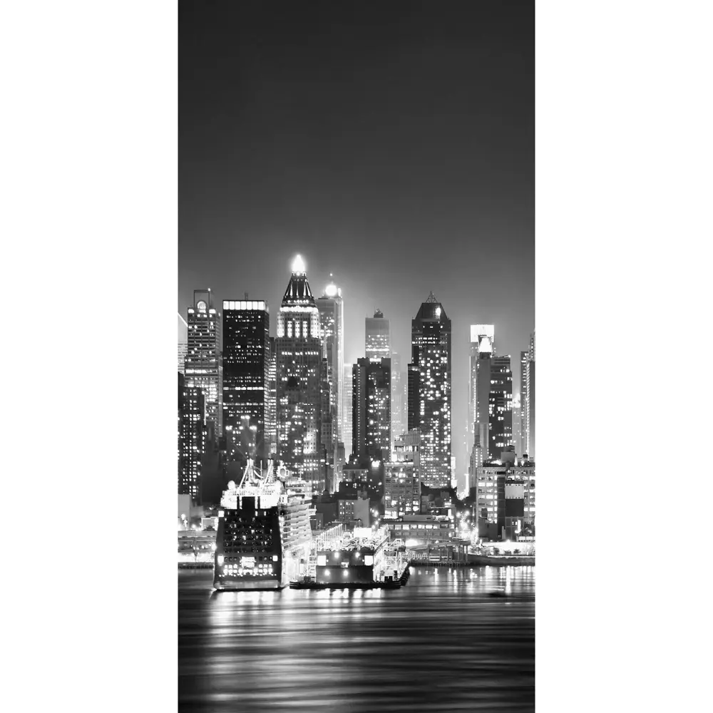 Фотообои флизелиновые Московская обойная фабрика Ночная панорама 100x200 см 18059641 STLM-2039265 Malex factory