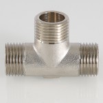 VTr.661.N.0004 Фитинг резьбовой – крестовина двухплоскостная Valtec ½  - Вид №4