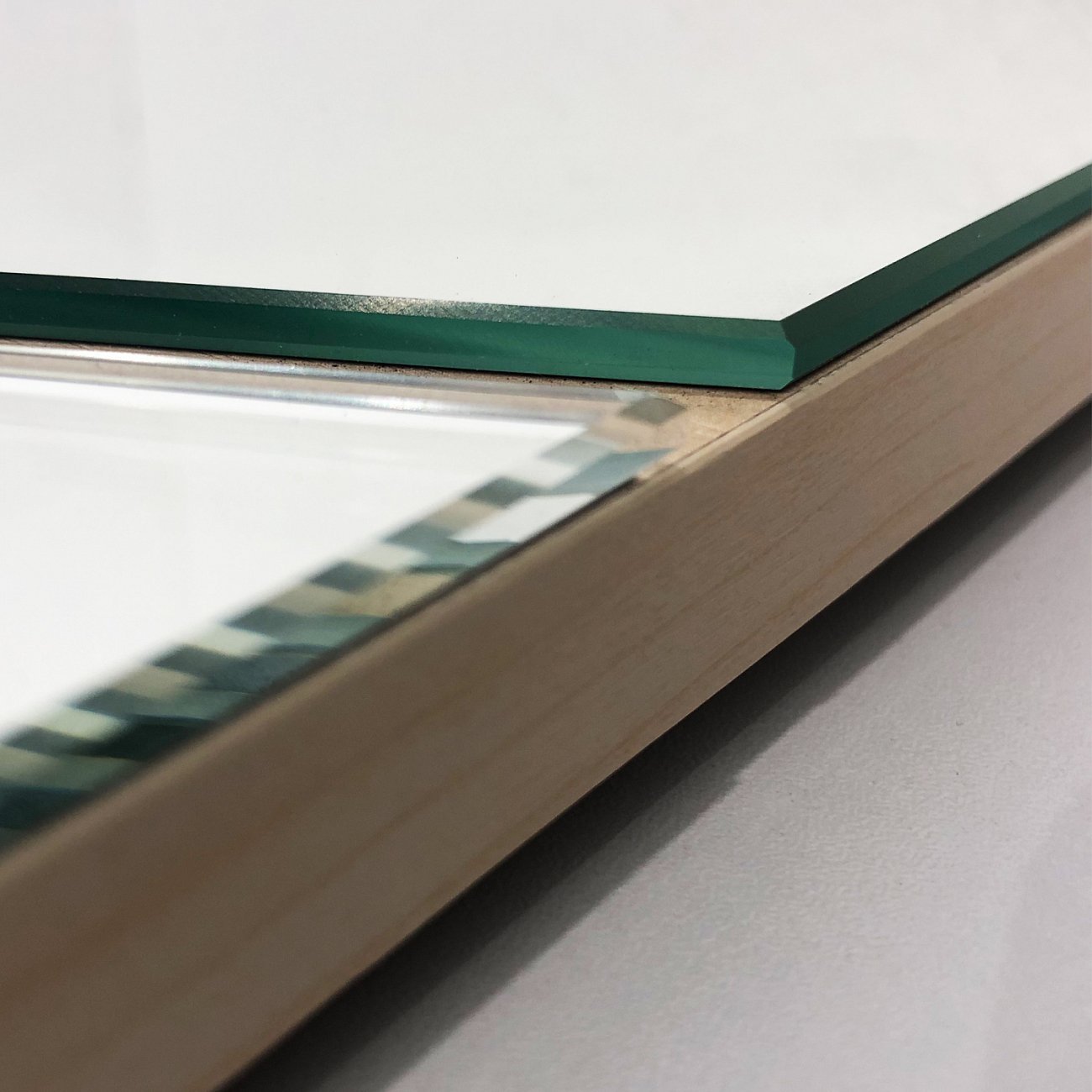 Зеркало большое квадратное бежевое "Слоу-2" GRAUM ДИЗАЙНЕРСКИЕ 304104 Белый  - Вид №5