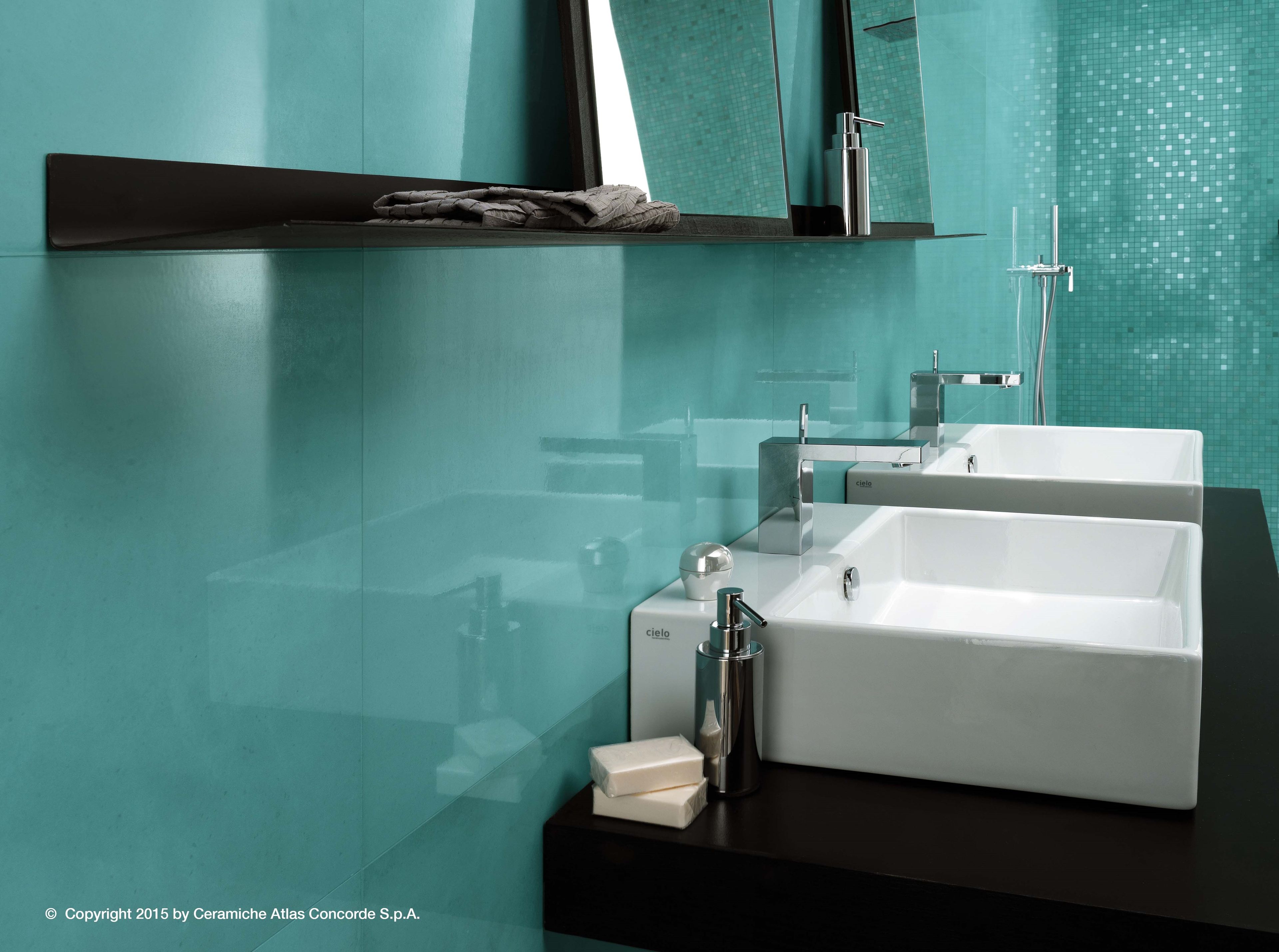 Белое керамическое покрытие с эффектом смолы Atlas Concorde Dwell ARCH-00130177 - Вид №6