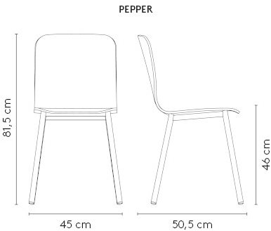 MOBLIBERICA Деревянный стул Pepper sun-id-1448860 - Вид №3