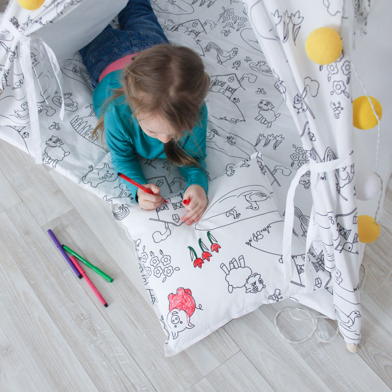 Подушка под раскраску Painter VAMVIGVAM PAINTER 281826 Белый Santreyd - Вид №2