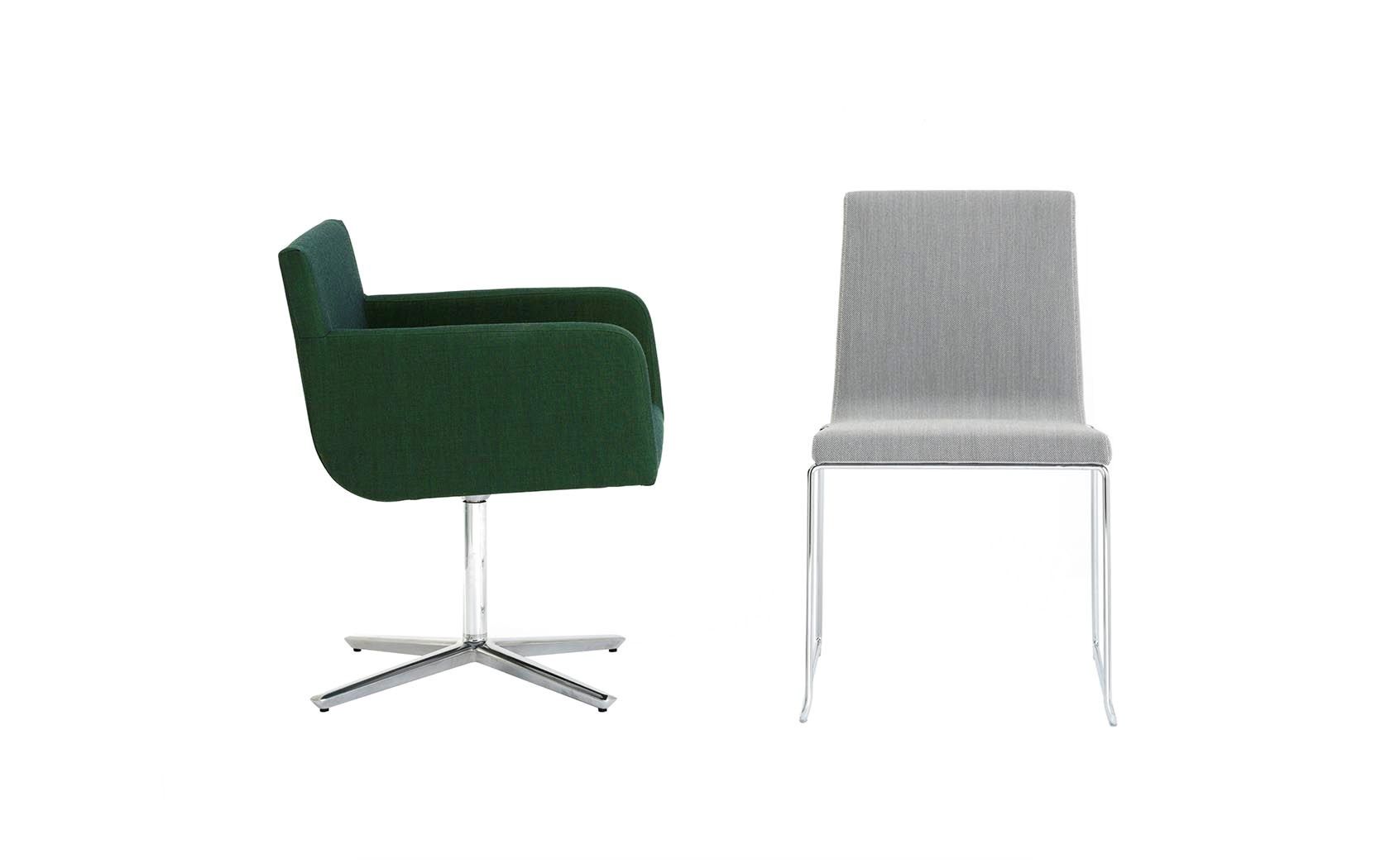 Штабелируемый стул с мягкими салазками Andreu World Линейный комфорт ARCH-00023404 - Вид №10