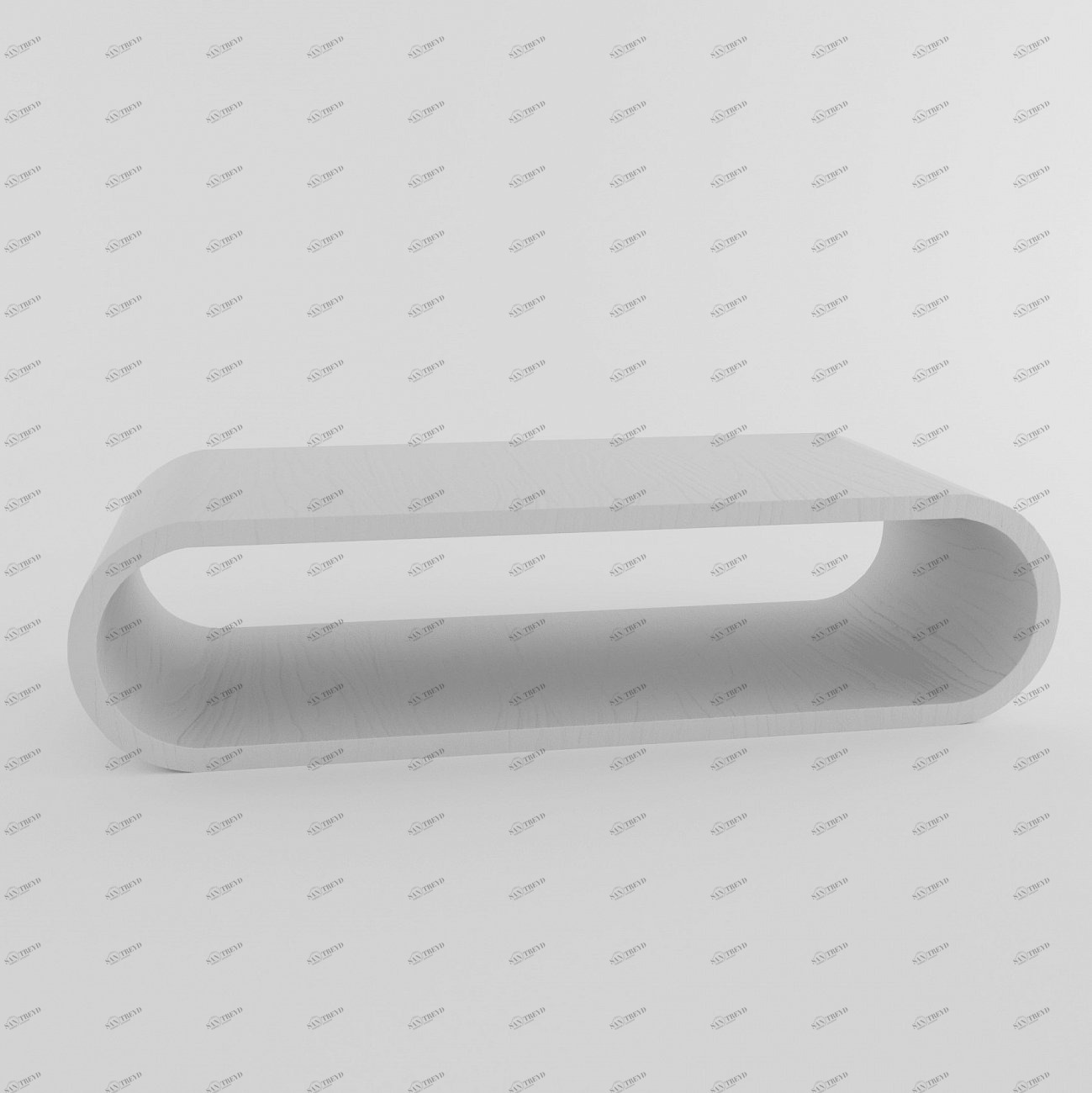 Тумба под телевизор 46х185 см белая "Цикл" ODINGENIY  00-3885839 Белый 