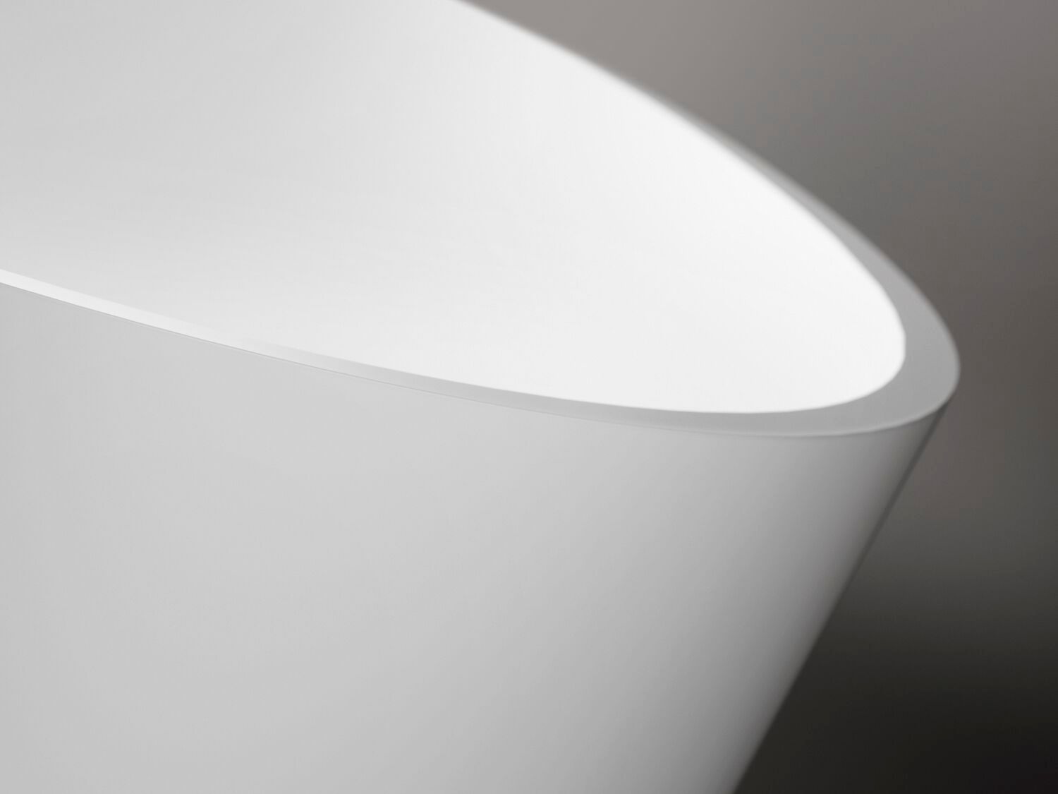 Овальная ванна в центре комнаты в твердой поверхности Gruppo Treesse мебель для ванной комнаты-отдельно стоящие ванны ARCH-00149866 - Вид №18