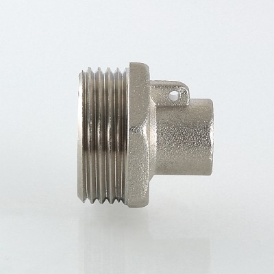 VTr.424.N.M006 Переходник для подключения датчика температуры Valtec M10 х 1"  - Вид №8