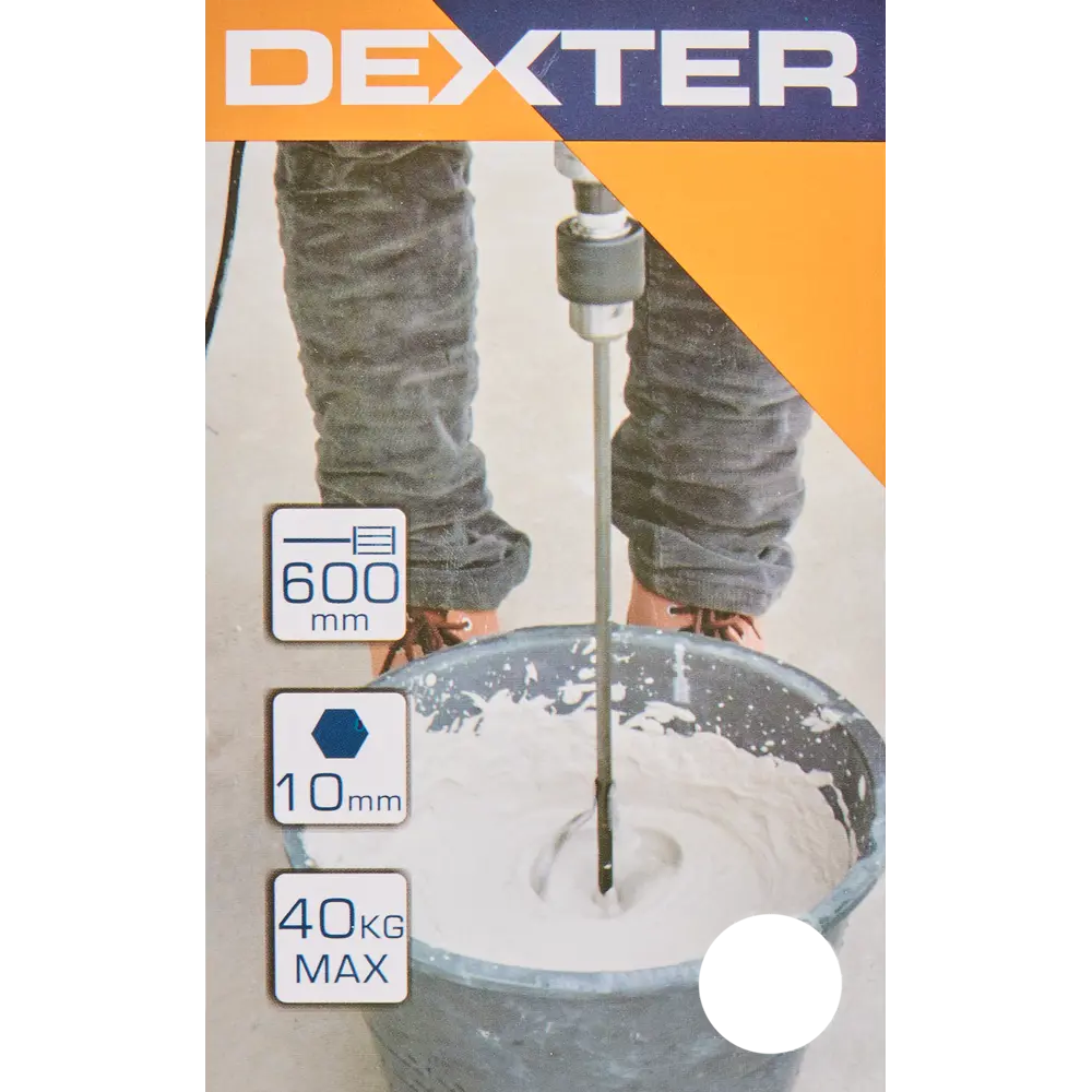Насадка электромиксера Dexter для красок и смесей 600x130 мм, сталь 17782856 STLM-2034936  - Вид №3