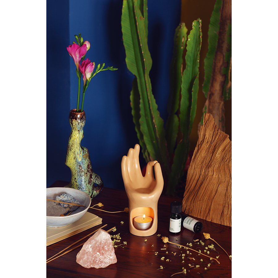 DYOMMEDHA Подсвечник om meditation hand Doiy  - Вид №1