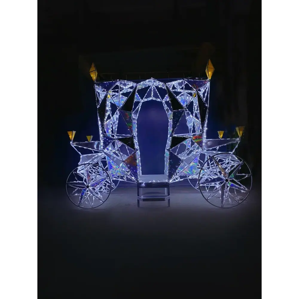 Электрическая светящиеся фигура Карета Екатерининская 400 LED 180x300x300 см теплый белый свет 86164077 STLM-2158406 LUMINE AJUR 