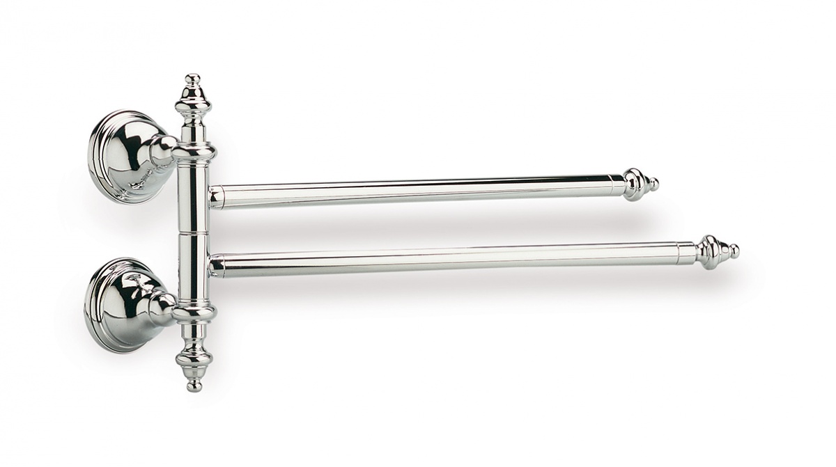 EL16(08) Stil Haus Elite, полотенцедержатель двойной поворотный, цвет хром