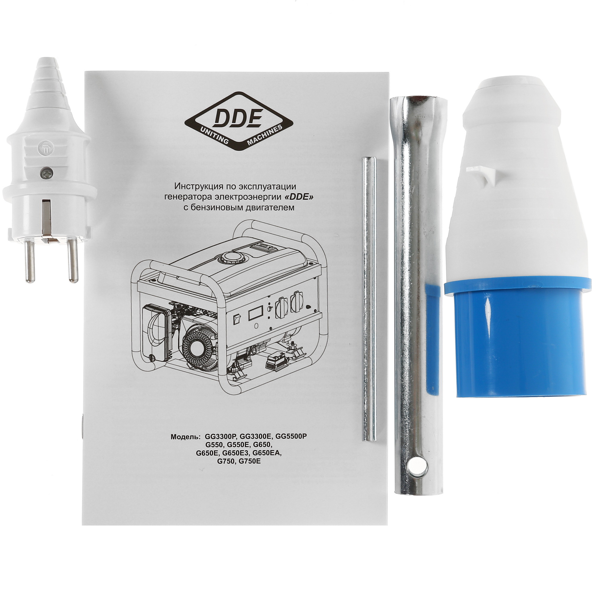 Электрогенератор   бензиновый DDE G550 1312148 STDN-0064800 - Вид №8