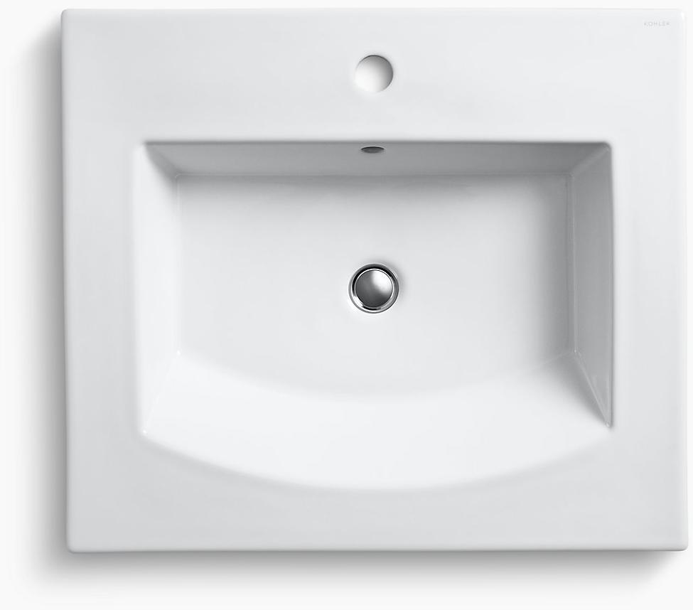 K-2956-1-0 Накладная раковина на столешницу  прямоугольная Kohler  - Вид №2