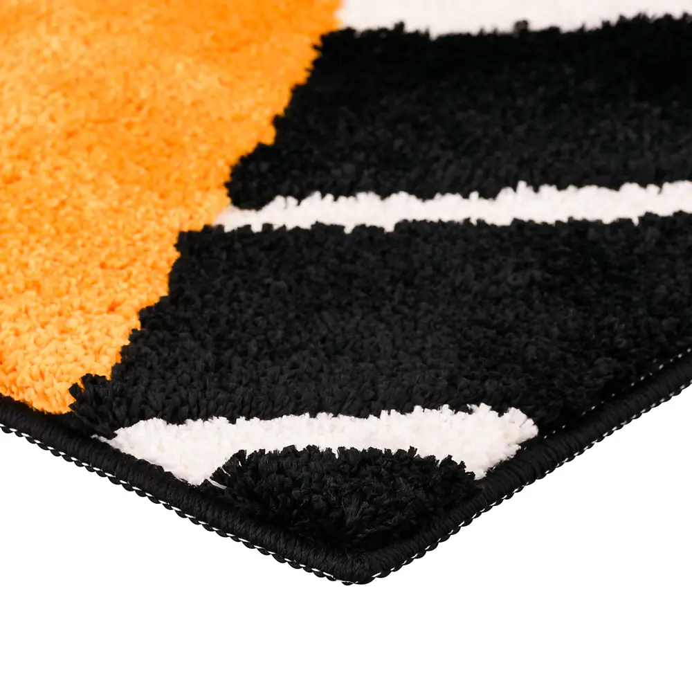 Коврик для ванной комнаты Moroshka Memphis 80х50 см цвет чёрный STLM-2009574 - Вид №2