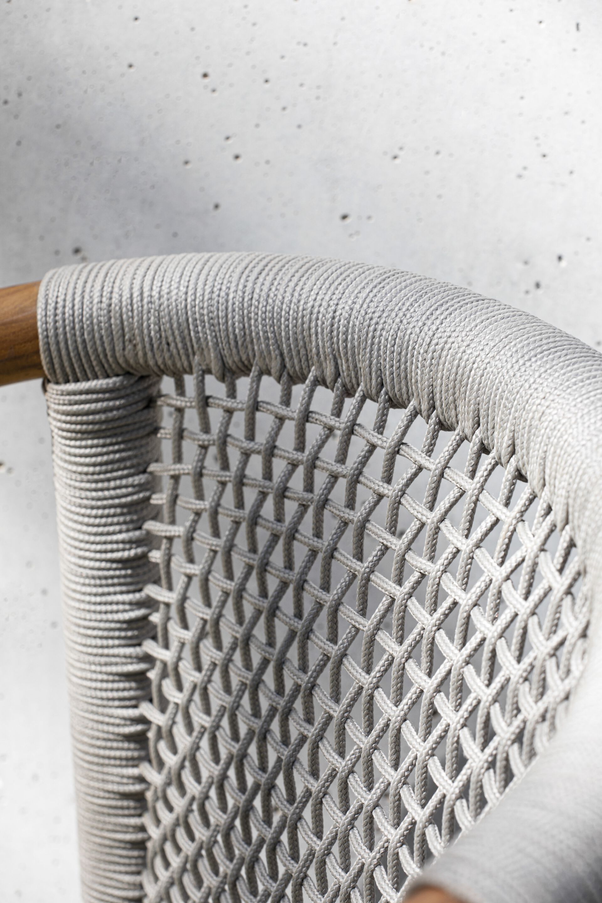 Садовый стул с подлокотниками из тика и веревки Atmosphera Lodge .25 ARCH-00139408 - Вид №5