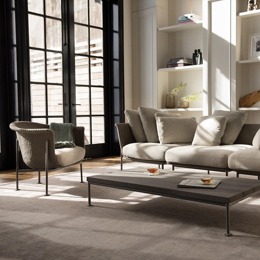 JANUS et Cie Центральный модуль для дивана в морской веревке Gina sun-id-1403531 - Вид №10