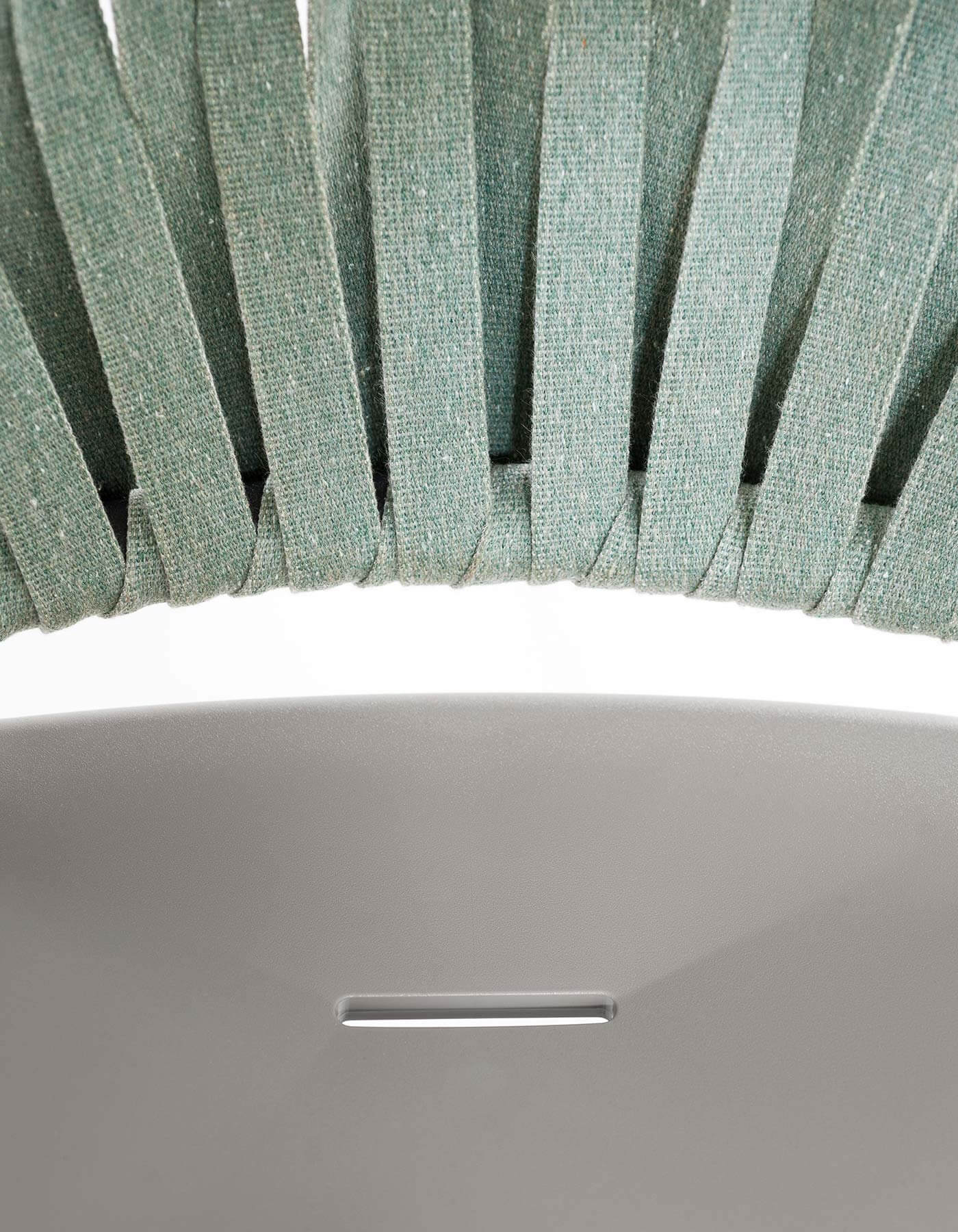 Высокий садовый стул из ремешка и смолы RODA Piper ARCH-00101099 - Вид №6