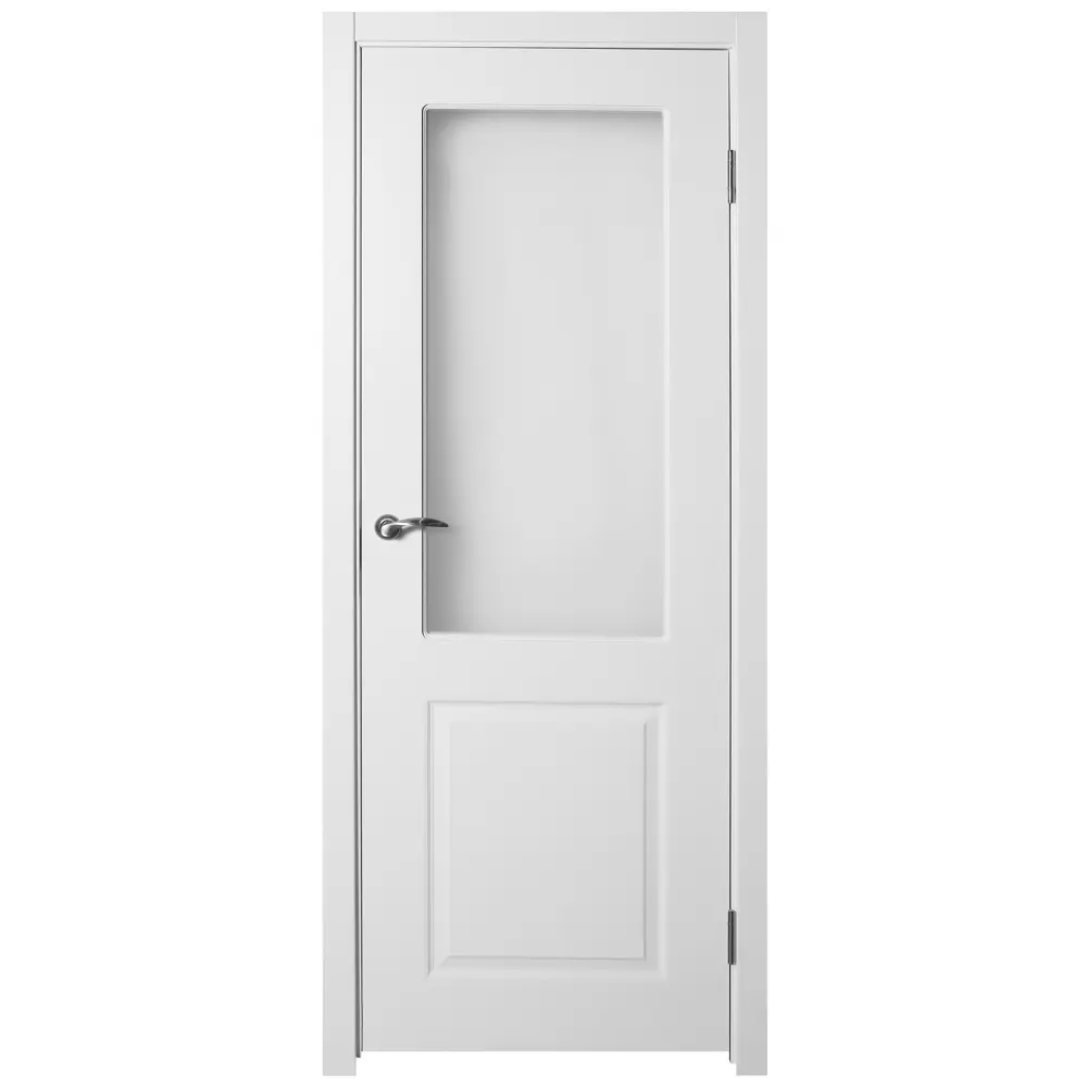 Дверь межкомнатная остеклённая Австралия 90x200 см цвет белый BELWOODDOORS STLM-2061928