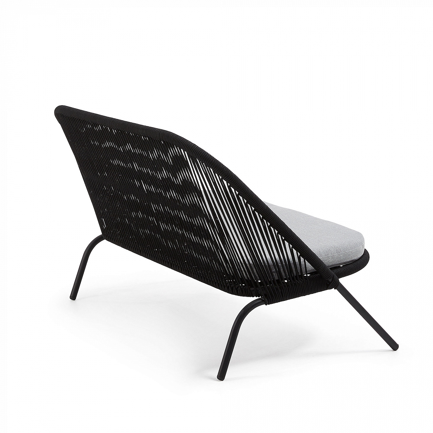 063359 Диван 2х местный Stad черный канат La Forma Shann  - Вид №2