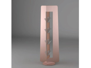 Оцинкованная листовая витрина для брошюр