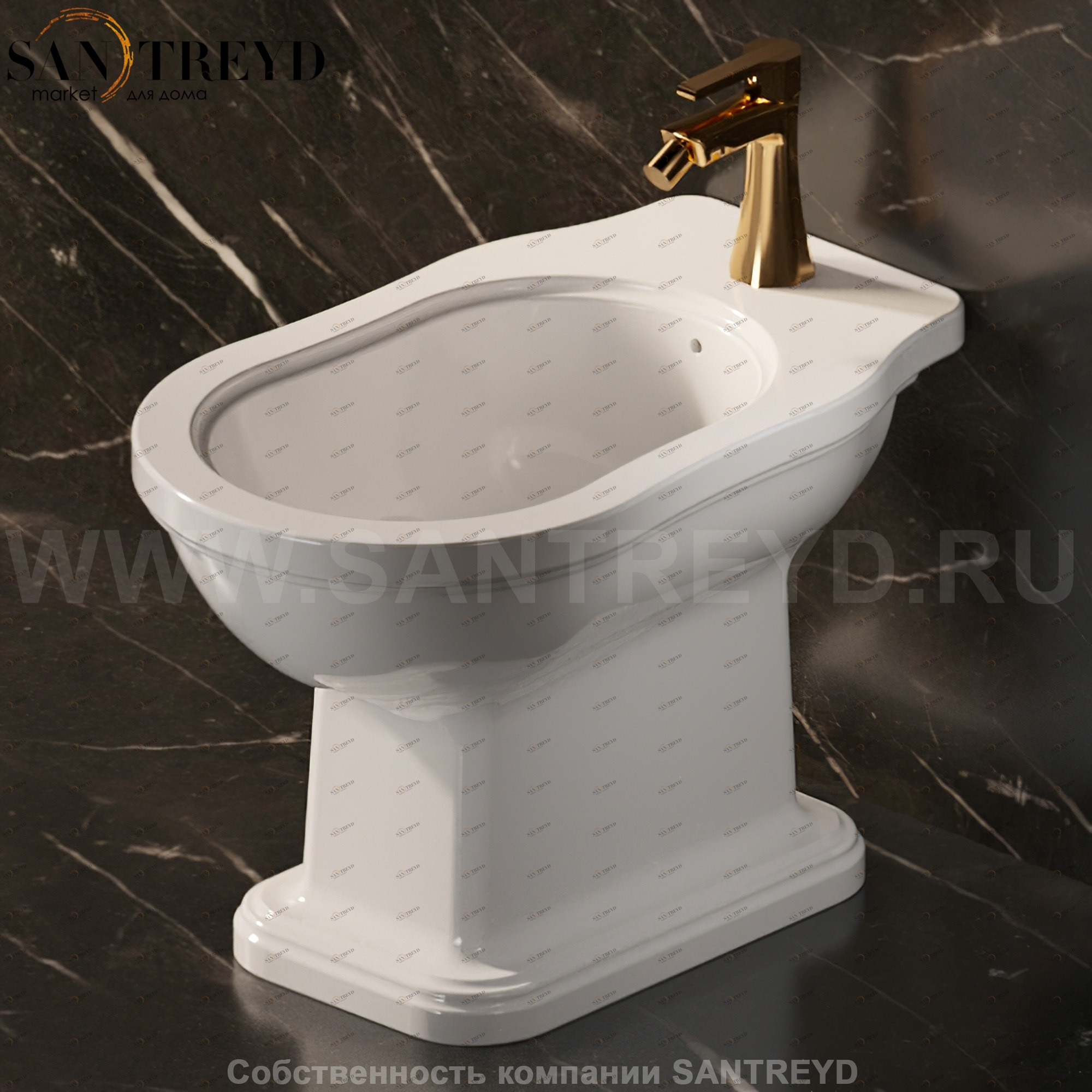 60059016 Биде напольное Efi Ceramica Flaminia