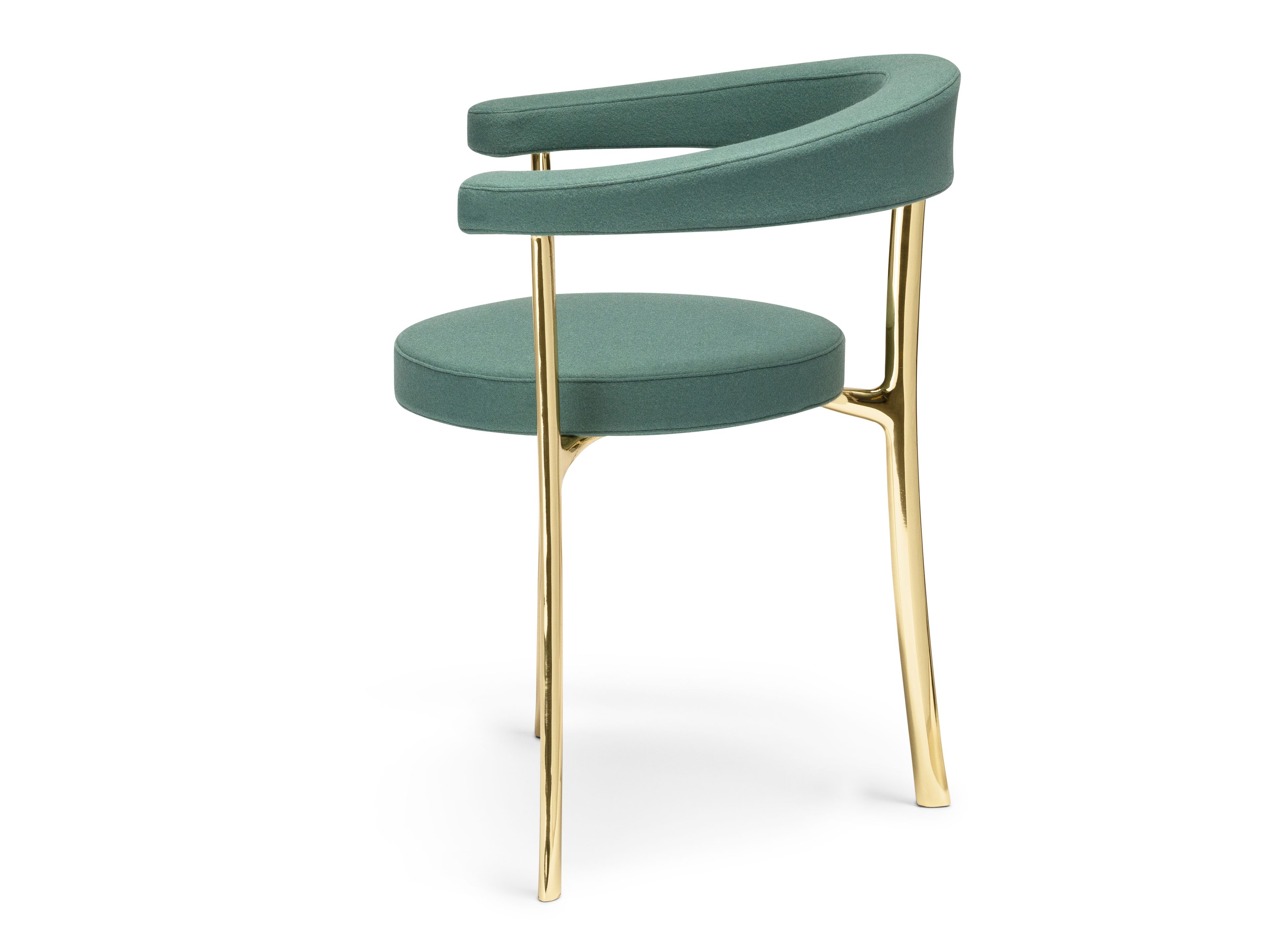 Кресло с подлокотниками и металлическим каркасом GHIDINI1961 ARCH-00139855 - Вид №2