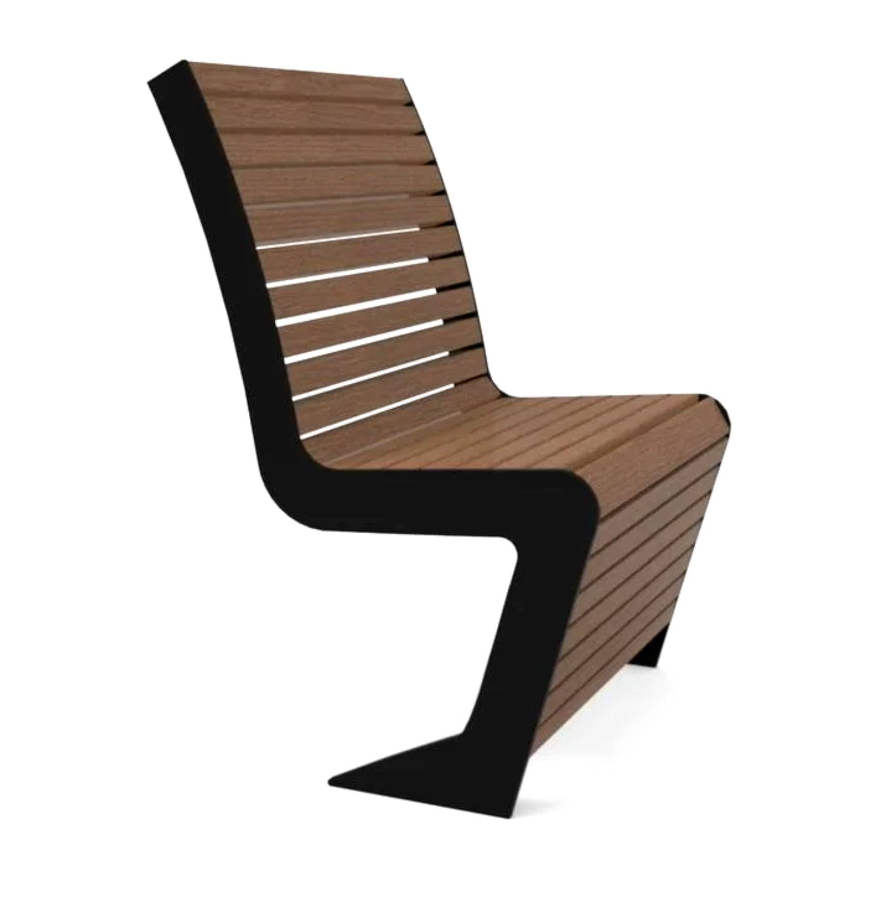 ZISL02.01.01-MS.GR ГРЕТТА Зигзаг 2 кресло Соло, скамья парковая LAB.Space  - Вид №1