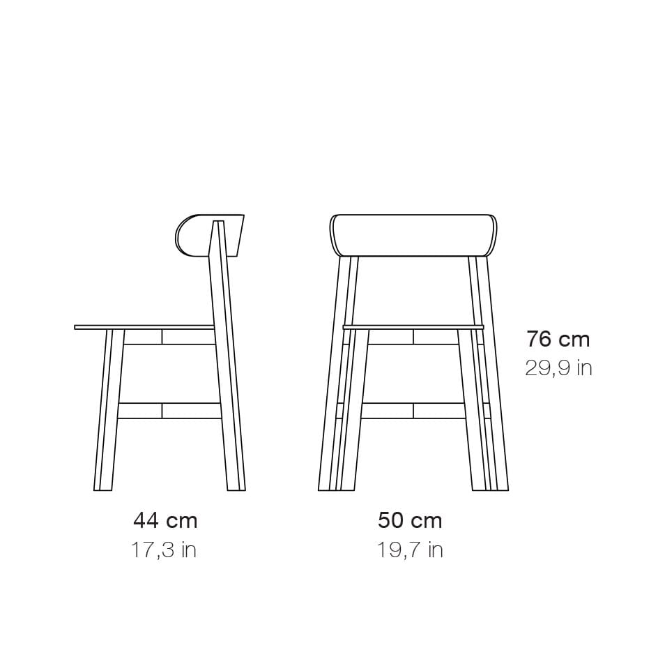 Стул из ясеня Branca Lisboa Roda ARCH-00048562 - Вид №11